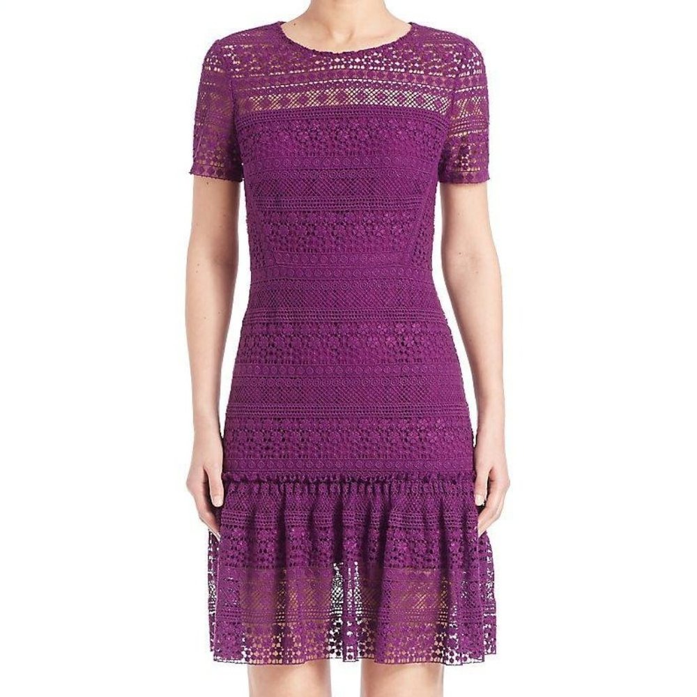 Elie Tahari Purple 4 Dress